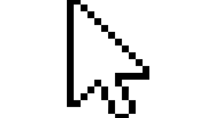 mouse pointer text